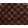 thumbnail image 4 of oneOone Georgette Viscose Rust Brown Fabric Check Quilting Supplies Print Sewing Fabric By The Yard 42 Inch Wide, 4 of 4