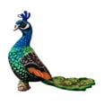 thumbnail image 2 of Muñeco de pavo real de peluche, juguete de pavo real, lindo adorno de pájaro de peluche Altura 25 cm, 2 of 9