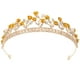 thumbnail image 1 of Corona de flores de rosa, diadema para boda, corona de novia, corona decorativa para mujer, 1 of 8
