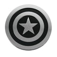 thumbnail image 1 of Shield Autocollants Emblème Voiture Chrome & Noir, 1 of 1