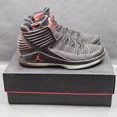 thumbnail image 2 of Ni - ke Air Jordan 32 XXXII MJ Day Banned Mens Shoes Size 11.5 Black Red Bred Sneakers, 2 of 5