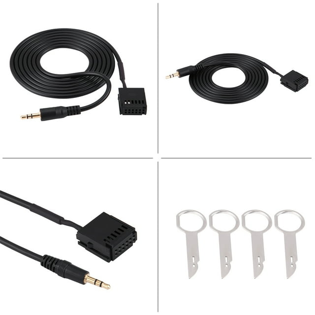 Auxiliary Cable Adapter for 6000CD Fiesta with CD Removal Tools Audio Cable Car Audio Cable Auxiliary Cable Cable for Cable