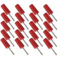 thumbnail image 1 of Banana Plug, 20Pcs 2mm Brass Male Connector Accessory Set Kit Speaker Wire Connector Banana Plug Adapter Multimeter Test Leads Speaker Wire Cable for Audio Video, 1 of 7