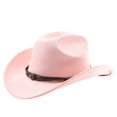 thumbnail image 1 of Functional Western Cowboy Hat for Outdoor Adventures with Curved Brim Lightweight Travel Accessory, 1 of 3