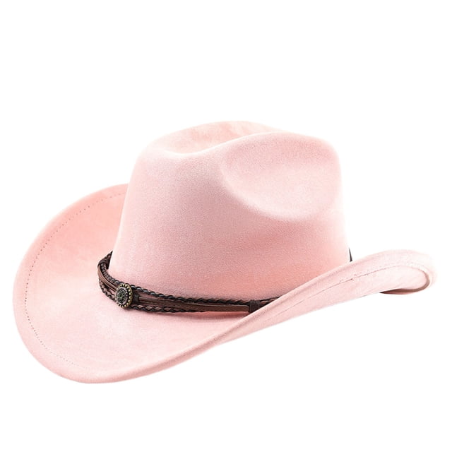 Functional Western Cowboy Hat for Outdoor Adventures with Curved Brim Lightweight Travel Accessory