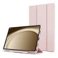 thumbnail image 1 of Funda Protectora Transparente Smart Cover para Samsung Galaxy Tab A9 PLlus - Estuche Carcasa Rígida Antigolpes y Cubierta Color Rosa., 1 of 6