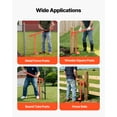 thumbnail image 6 of VEVOR 36 in T Post Puller, Heavy Duty Fence Post Pullers with Puller Plate & 47 in Lifting Chain, Labor-Saving T-Post Remover Tool for Round Fence Posts, Sign Posts & Tree Stumps, 6 of 9