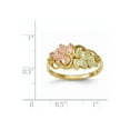 thumbnail image 3 of 10K Tri-color Black Hills Gold Flower Ring, 3 of 3
