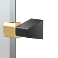thumbnail image 2 of Gatco A-Line 24" Frameless Rectangle Mirror, Brass/Matte Black, 2 of 4