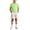 Green#back to school outfit#18, variant on oelaio Boy Girl Golf Outfit 3 Piece Sweatsuits Short Sleeve Polos Shirt Elastic High Waist Shorts Sets with Socks Teens Sports Clothing Set Yellow 3-4 Years