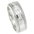 thumbnail image 3 of His Hers Matching Sterling Silver Wedding Rings Set Matching Couples Bands Him Her (8/10), 3 of 6