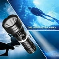 thumbnail image 2 of Professional Diving Flashlight XHP90 Powerful Underwater Lamp IPX8 Waterproof LED Torch High Power Flashlight Scuba Diving Light, 2 of 7