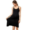 thumbnail image 2 of Pretty Comy Women's Nursing Nightgown Maternity Dress Breastfeeding Gown Full Slips Sleepwear, 2 of 7