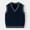 Navy, variant on CYRBOKO Boys Sweater Vests, Stretchy Cotton V-neck Sleeveless School Uniform Vests Beige Size 5-7 T