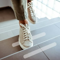 GOOHOCHY 6Pcs Anti-Slip Shower Stickers Safety Strips with Scrapers for Bath Tub Shower Stairs