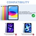 thumbnail image 2 of Funda con teclado FUWANG Touch para iPad 10th Gen 10.9" 2022 Azul, 2 of 9