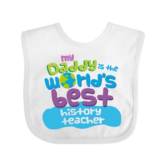 Inktastic History Teacher Daddy Boys or Girls Baby Bib