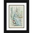thumbnail image 1 of Henri Boutet 17x24 Black Ornate Framed Double Matted Museum Art Print Titled: 1907 Nineteenth Century Female Modes (1908), 1 of 5