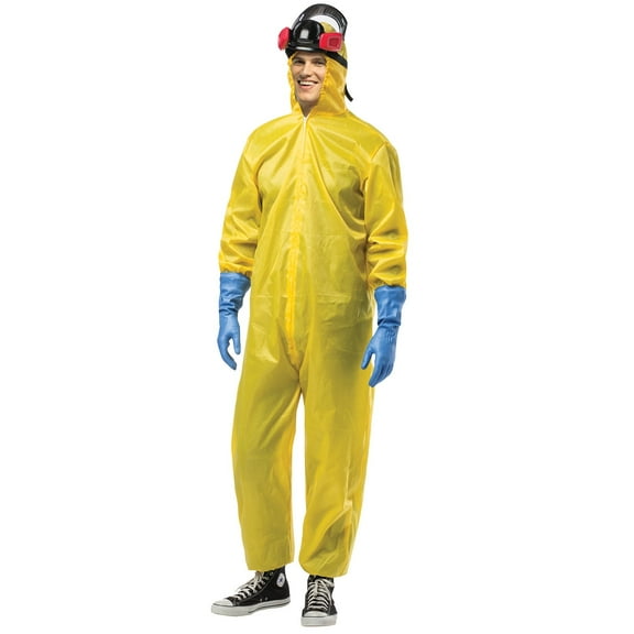 Rasta Imposta Toxic Hazmat Suit Men's Halloween Fancy-Dress Costume for Adult, One Size