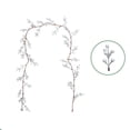 thumbnail image 2 of Tallos de bayas blancas artificiales, 1,7 m, decoración navideña para el hogar, ramas de acebo para árbol de Navidad, boda, decoración navideña., 2 of 6