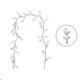 thumbnail image 2 of Tallos de bayas blancas artificiales, 1,7 m, decoración navideña para el hogar, ramas de acebo para árbol de Navidad, boda, decoración navideña., 2 of 6
