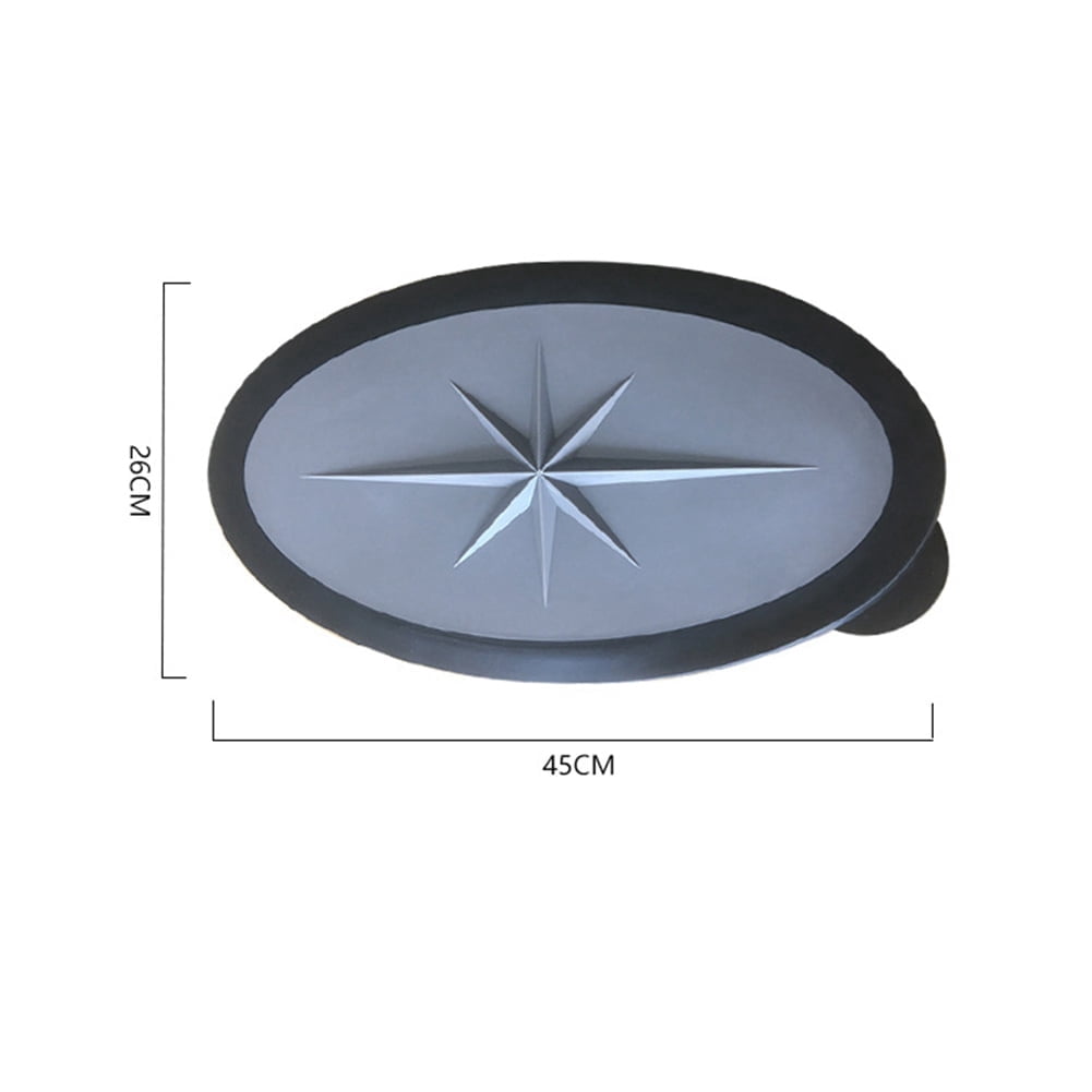 Kayak Hatch Cover Kayak Boat Deck Plate Kayak Boat Deck Hatch Cover Waterproof Kayak Boat Accessories,Gray