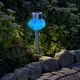 thumbnail image 2 of Luces solares para patio, exterior, jardín, luz cálida, paquete de dos, azul, 2 of 4
