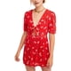 thumbnail image 1 of Free People - Mameluco con abertura frontal para mujer, color rojo, 2, 1 of 1