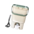 thumbnail image 4 of Fzaqwen 21L Kitchen Compost Bin Food Waste Bucket for Indoor Outdoor Backyard Garden Green, 4 of 9