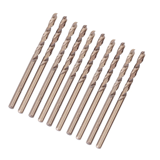 JUEGO DE BROCAS Helicoidales HSS, 10 UDS., JUEGO DE BROCAS HSSCO, Broca Helicoidal, Broca Helicoidal, Broca Helicoidal HSS Co, Broca Helicoidal, Brocas de Perforación