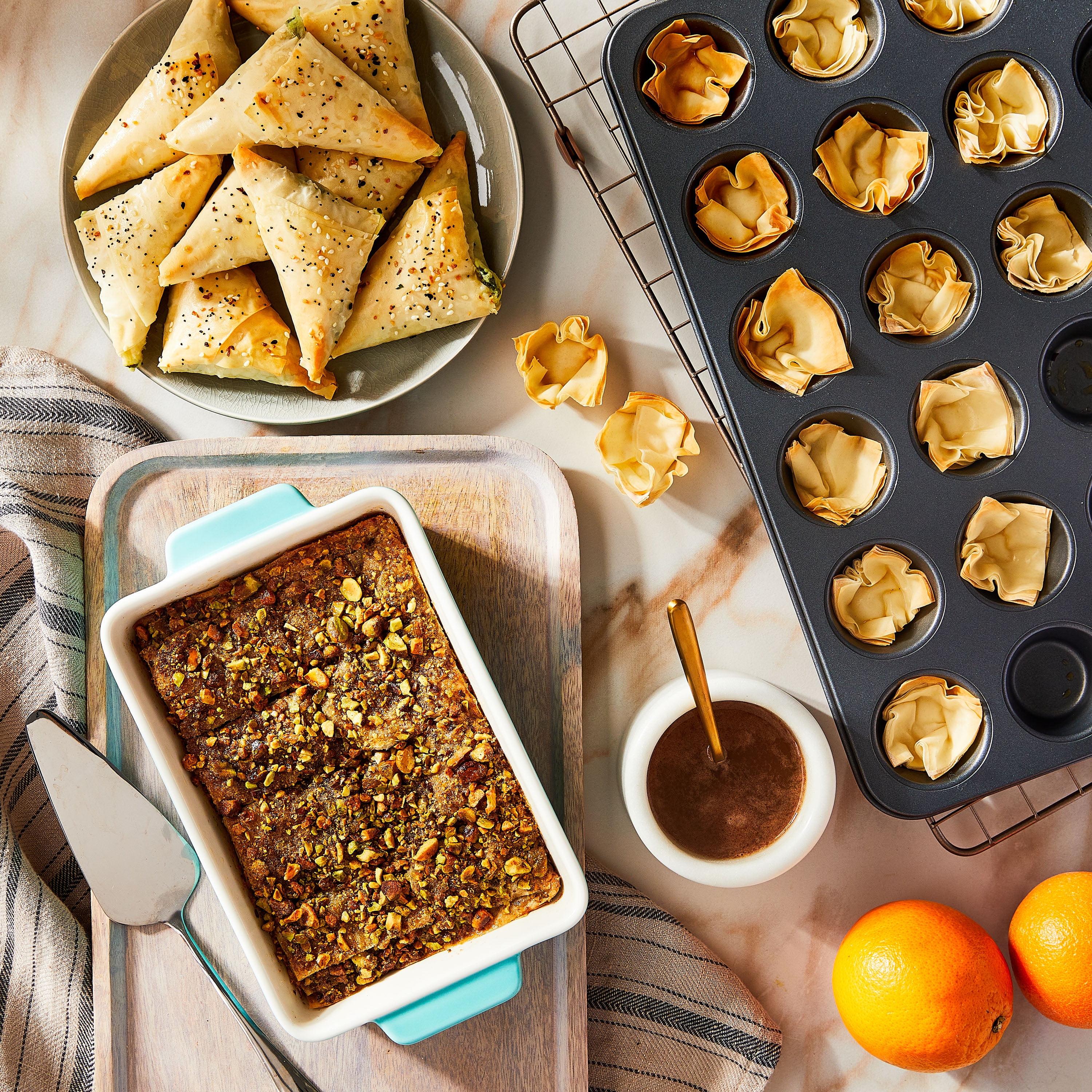Great Value Phyllo Dough Pastry Sheets, 16 oz, 2 Count, Vegan, No Artificial Colors or Flavors, Frozen
