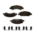 thumbnail image 3 of KarParts360 For Chevy Suburban 2008-2018 Disc Brake Pad Set | Front | Semi-Metallic | With Shims Option | Bonded Attachment Method | 0.71 Inches Inner Pad Thickness, 3 of 4
