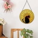 thumbnail image 3 of Arte del hierro decorativo para decoración de pared, disco colgante, obra de arte, jardín, escultura de pared decorativa para dormitorio, oficina, atrás Sunnimix escultura de pared, 3 of 8