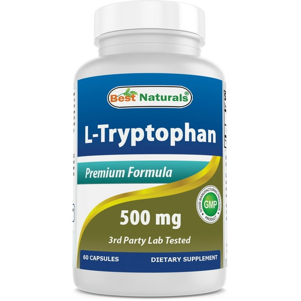 Best Naturals LTryptophan 500 mg 60 Capsules