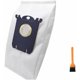 thumbnail image 1 of Bolsas de repuesto para aspiradora, 8 piezas, compatibles con bolsas de aspiradora Electrolux S Style, juego de 5 bolsas clásicas, filtración hipoalergénica, compatibles con: EL4100 EL4200, 1 of 5