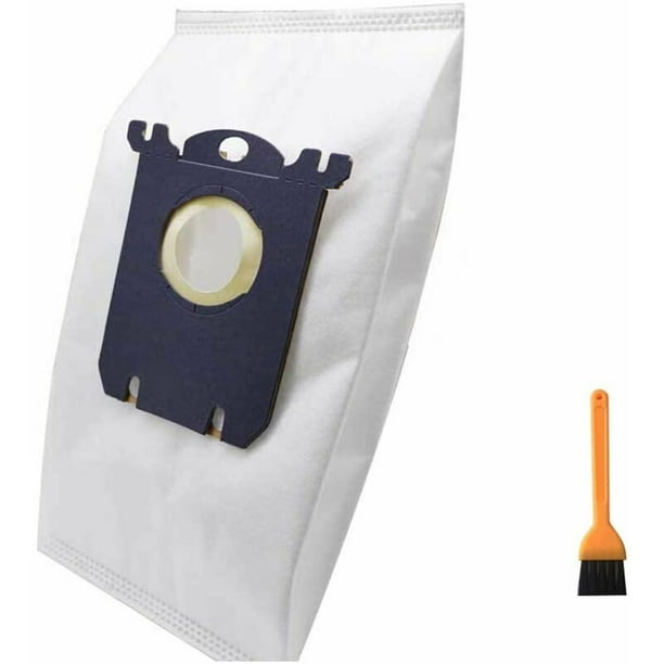 Bolsas de repuesto para aspiradora, 8 piezas, compatibles con bolsas de aspiradora Electrolux S Style, juego de 5 bolsas clásicas, filtración hipoalergénica, compatibles con: EL4100 EL4200