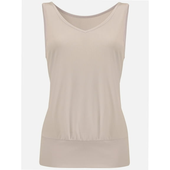 Women's Summer V Neck Tank Top Basic Sleeveless Casual Fit Shirts