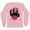 Pink, variant on Ghost Telephone Long Sleeve Shirt Unisex Large White