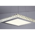 thumbnail image 4 of Bethel International LED Chandelier Chrome Stainless Steel & Crystal, 4 of 5