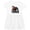 White with Speckles, variant on Inktastic Monster Truck 3rd Birthday Girls Toddler Dress