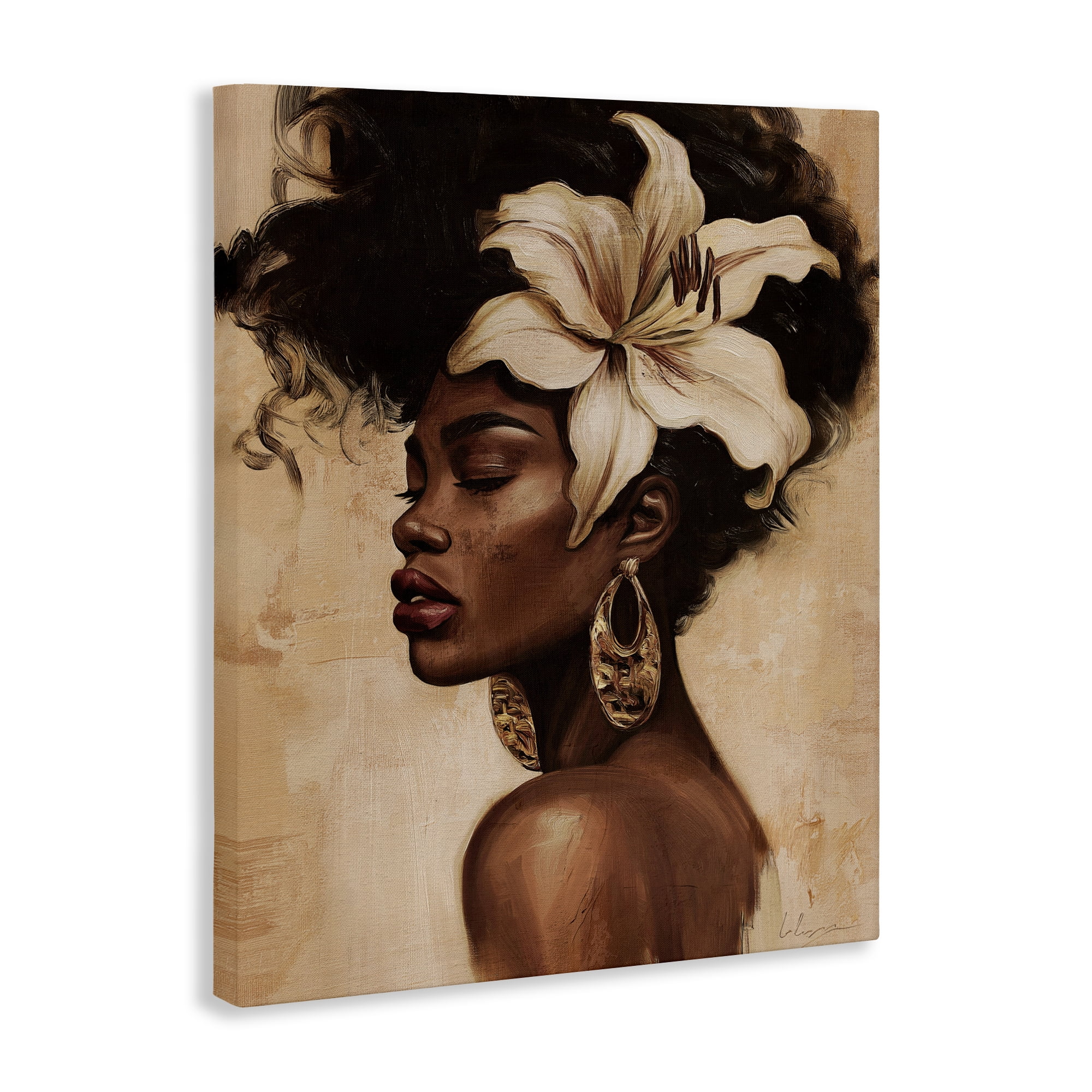 Stupell Industries Nocturne In Ivory Canvas Wall Art, design by Svetlana Aleynikova