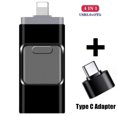 thumbnail image 2 of OTG para teléfono móvil Apple, memoria flash USB tipo c, ordenador Android, USB de doble uso, cuatro en uno, 4 en 1 push-pull., 2 of 6