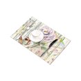 thumbnail image 3 of MKHERT Vintage Wood Hummingbird Butterfly Rose Flowers Placemats Table Mats for Dining Room Kitchen Table Decoration 12x18 inch,Set of 6, 3 of 4