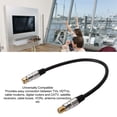 thumbnail image 4 of Cable tipo F Plug and Play señal clara sonido Digital vídeo cable coaxial evita interferencias macho a hembra flexible para módem, 4 of 8