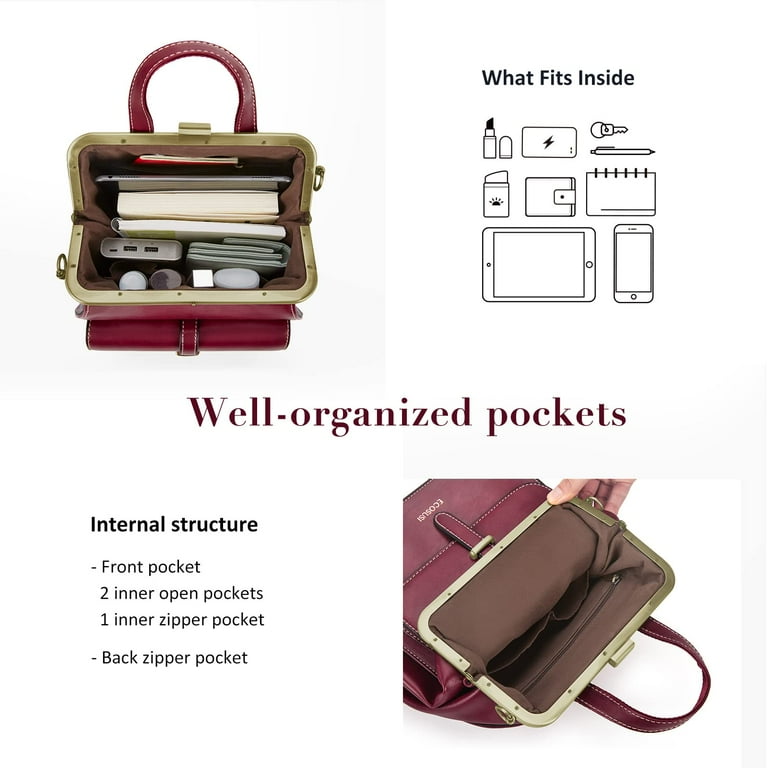 BAGSMART Women s Small Casual Backpack Mini Fashion Style Vegan Leather Wine Red Walmart