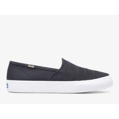 

Keds Double Decker Wave Canvas Slip On Sneaker Women Black