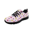 thumbnail image 3 of Psesaysky Colorful Stars Printed Running Shoes for Women for Big Girls Lightweight Breathable Walking Sneakers Anti-Slip Durable Tennis Shoes for Girl Students, 3 of 7
