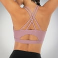 thumbnail image 2 of Timegard Sports Bras for Womens Back Crisscross Cutout Yoga Bra Full Coverage Comfort Workout High Support Bra, 2 of 3