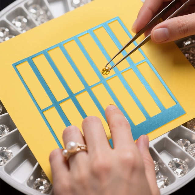 Measuring Tools 3D Printed Painting Ruler Grid Tool for Art Creation with Square and Multiple Rectangle Grids Precise Drilling Craft Projects Versatile Grid Layout and Easy Alignment
