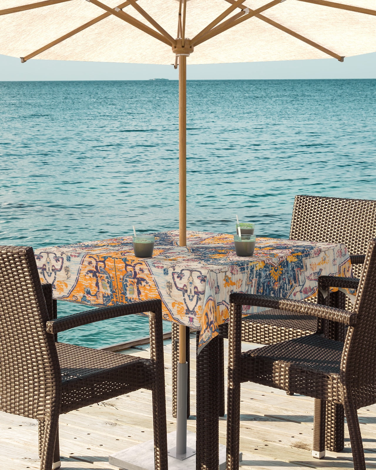 9 ft patio umbrella with crank 9ft Outdoor Patio Umbrella with Crank and Auto Tilt for Deck or Backyard